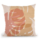 Leaves Throw Pillow By Martina Pavlova