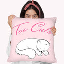Too Cute Throw Pillow By Martina Pavlova