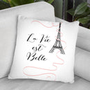 La Vie Est Belle Throw Pillow By Martina Pavlova