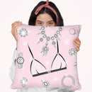 Lingerie Ii Throw Pillow By Martina Pavlova