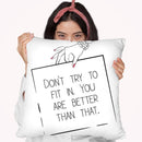 Better Throw Pillow By Martina Pavlova