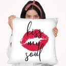 Kiss My Soul Throw Pillow By Martina Pavlova