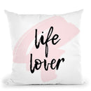 Life Lover Throw Pillow By Martina Pavlova
