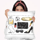 Chanel Accessories Throw Pillow By Martina Pavlova