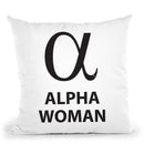 Alpha Woman Throw Pillow By Martina Pavlova