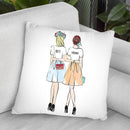 Best Friends Throw Pillow By Martina Pavlova