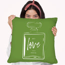 Love Perfume Throw Pillow By Martina Pavlova