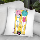 Summer Friends Throw Pillow By Martina Pavlova