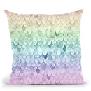 Magic Mermaid Rainbow Strigel Original Throw Pillow By Monika Strigel