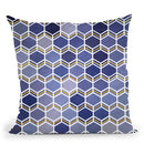 Take The Cake Indigo Throw Pillow By Monika Strigel