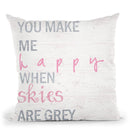 You Are My Sunshine Ii Throw Pillow By Monika Strigel