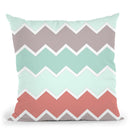 Avalon Minty Drops Throw Pillow By Monika Strigel