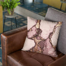 Gemstone And Gold Blush Pale Pink Throw Pillow By Monika Strigel
