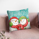 Let It Snow Vi Throw Pillow By Mary Urban