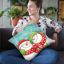 Let It Snow Vi Throw Pillow By Mary Urban