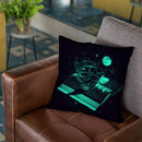 Crossing The Rough Sea Of Knowl Throw Pillow By Nicebleed