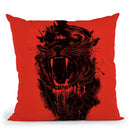 The King Throw Pillow By Nicebleed