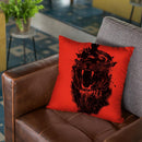 The King Throw Pillow By Nicebleed