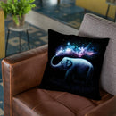 Elephant Splash I Throw Pillow By Nicebleed