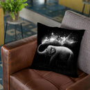 Elephant Splash Throw Pillow By Nicebleed