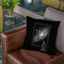 Looking Through A Masterpiece Throw Pillow By Nicebleed