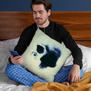 Skull Throw Pillow By Niklas Gustafson