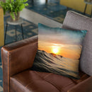 Sunset In Paradise Throw Pillow By Niklas Gustafson