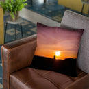 Sunset Walk Throw Pillow By Niklas Gustafson