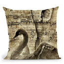 Swan Lake Throw Pillow By Niklas Gustafson