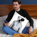 Cool Dog Throw Pillow By Niklas Gustafson