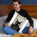 Kitty Mugshot Throw Pillow By Niklas Gustafson