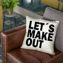 Let'S Make Out Throw Pillow By Niklas Gustafson