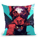 Dobergun Throw Pillow By Nikita Abakumov