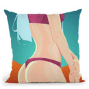 Amanda Throw Pillow By Nikita Abakumov