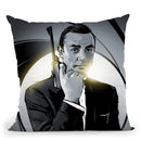 James Bond Throw Pillow By Nikita Abakumov