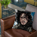 Jon Snow Throw Pillow By Nikita Abakumov