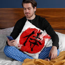 Kanji Samurai Throw Pillow By Nikita Abakumov