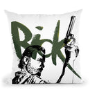 Rick Throw Pillow By Nikita Abakumov