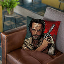 Rick Grimes Throw Pillow By Nikita Abakumov