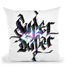 Super Duper Throw Pillow By Nikita Abakumov