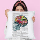 Brains Throw Pillow By Not Much To Say