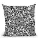 Bohochic Indigo Throw Pillow By Nika Martines