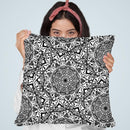 Bohochic Indigo Throw Pillow By Nika Martines