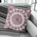 Bohochic Mandala In Burgundi Throw Pillow By Nika Martines