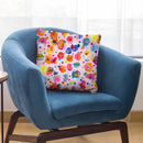 Bohemian Naive Flowers Pink Throw Pillow By Ninola Design