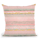 Little Textured Dots Pink Throw Pillow By Ninola Design