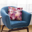 Marble Watercolor Smoke Gold Pink Throw Pillow By Ninola Design