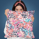 Speckled Watercolor Pink Throw Pillow By Ninola Design