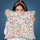 Water Drawings Throw Pillow By Ninola Design