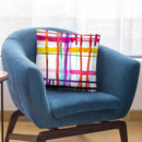 Watercolor Drippings Loom Pink Throw Pillow By Ninola Design